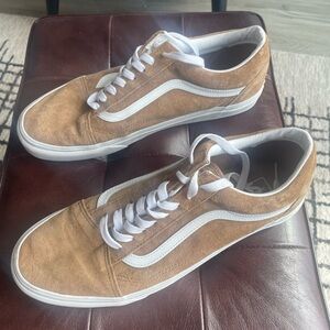 Vans Men's Tan Suede Sneakers Old Skool  Size 12